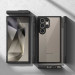 Ringke Fusion Bold Case - хибриден удароустойчив кейс за Samsung Galaxy S24 Ultra (черен-прозрачен) 5