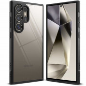 Ringke Fusion Bold Case - хибриден удароустойчив кейс за Samsung Galaxy S24 Ultra (черен-прозрачен) 1