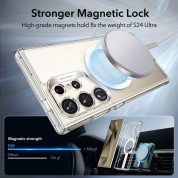 ESR Flickstand Boost HaloLock MagSafe Case - хибриден кейс с висока степен на защита с MagSafe за Samsung Galaxy S24 Ultra (прозрачен)  4