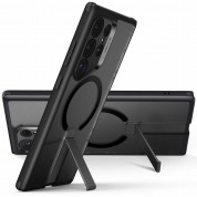 ESR Flickstand Boost HaloLock MagSafe Case - хибриден кейс с висока степен на защита с MagSafe за Samsung Galaxy S24 Ultra (черен-матиран) 