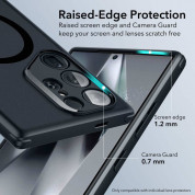 ESR Classic Hybrid HaloLock MagSafe Case - хибриден кейс с висока степен на защита с MagSafe за Samsung Galaxy S24 Ultra (черен-мат)  6