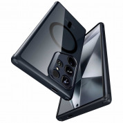 ESR Classic Hybrid HaloLock MagSafe Case - хибриден кейс с висока степен на защита с MagSafe за Samsung Galaxy S24 Ultra (черен-прозрачен)  2