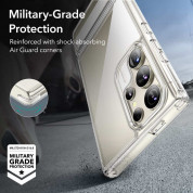 ESR Air Shield Boost Case - удароустойчив хибриден кейс с вградена поставка за Samsung Galaxy S24 Ultra (прозрачен) 4