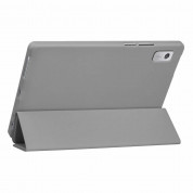 Tech-Protect Smartcase - кожен кейс и поставка за Lenovo Tab M9 (TB-310) (сив) 4