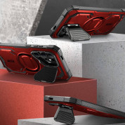 i-Blason SUPCASE ArmorBox MagSafe Case - удароустойчив хибриден кейс с MagSafe и вграден протектор за дисплея за Samsung Galaxy S24 Ultra (червен) 4
