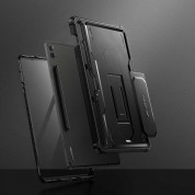Tech-Protect Kevlar Pro Case - кейс с изключителна защита и поставка за Samsung Galaxy Tab A9 (2023)(черен) 3