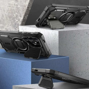 i-Blason SUPCASE ArmorBox MagSafe Case - удароустойчив хибриден кейс с MagSafe и вграден протектор за дисплея за Samsung Galaxy S24 Ultra (черен) 4