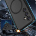 Tech-Protect MagMat MagSafe Case - хибриден удароустойчив кейс с MagSafe за Samsung Galaxy S24 (черен-мат) 4