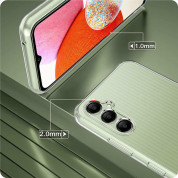 Tech-Protect FlexAir Plus Case - силиконов (TPU) калъф за Samsung Galaxy A15 4G, Galaxy A15 5G (прозрачен) 2