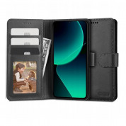 Tech-Protect Wallet Leather Flip Case - кожен калъф, тип портфейл за Xiaomi 13T, Xiaomi 13T Pro (черен)