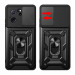 Tech-Protect CamShield Pro Hard Case - хибриден удароустойчив кейс с пръстен против изпускане за Xiaomi 13T, Xiaomi 13T Pro (черен) 3