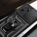 Tech-Protect CamShield Pro Hard Case - хибриден удароустойчив кейс с пръстен против изпускане за Xiaomi 13T, Xiaomi 13T Pro (черен) 8