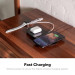 Mophie Dual Wireless Charging Pad 7.5W - двойна поставка (пад) за безжично зареждане на Qi съвместими мобилни устройства (черен) 5