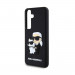 Karl Lagerfeld Karl and Choupette 3D Case - хибриден удароустойчив кейс за Samsung Galaxy S24 (черен) 5