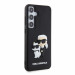 Karl Lagerfeld Karl and Choupette 3D Case - хибриден удароустойчив кейс за Samsung Galaxy S24 Plus (черен) 4