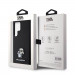Karl Lagerfeld PU Saffiano Metal Karl and Choupette Case - дизайнерски кожен кейс за Samsung Galaxy S24 Ultra (черен) 7