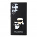 Karl Lagerfeld Karl and Choupette 3D Case - хибриден удароустойчив кейс за Samsung Galaxy S24 Ultra (черен) 3