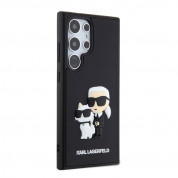 Karl Lagerfeld Karl and Choupette 3D Case for Samsung Galaxy S24 Ultra (black) 3