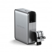 Satechi 145W USB-C PD GaN Travel Charger - захранване за ел. мрежа с технология за бързо зареждане и 4xUSB-C PD изхода (сив) 2