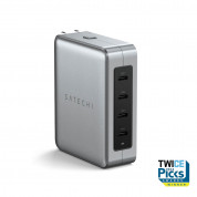 Satechi 145W USB-C PD GaN Travel Charger (space gray)