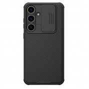Nillkin CamShield Pro Magnetic Hard Case - хибриден удароустойчив кейс с MagSafe за Samsung Galaxy S24 Plus (черен)