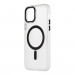 OBALME Misty Keeper MagSafe Case - хибриден удароустойчив кейс с MagSafe за iPhone 12, iPhone 12 Pro (черен-прозрачен) 1