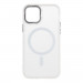 OBALME Misty Keeper MagSafe Case - хибриден удароустойчив кейс с MagSafe за iPhone 12, iPhone 12 Pro (бял-прозрачен) 2