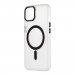 OBALME Misty Keeper MagSafe Case - хибриден удароустойчив кейс с MagSafe за iPhone 13 (черен-прозрачен) 1