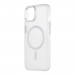 OBALME Misty Keeper MagSafe Case - хибриден удароустойчив кейс с MagSafe за iPhone 13 (бял-прозрачен) 1