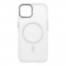 OBALME Misty Keeper MagSafe Case - хибриден удароустойчив кейс с MagSafe за iPhone 13 (бял-прозрачен) 2