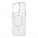 OBALME Misty Keeper MagSafe Case - хибриден удароустойчив кейс с MagSafe за iPhone 14 Pro (бял-прозрачен) 1