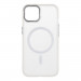 OBALME Misty Keeper MagSafe Case - хибриден удароустойчив кейс с MagSafe за iPhone 14 (бял-прозрачен) 2