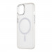 OBALME Misty Keeper MagSafe Case - хибриден удароустойчив кейс с MagSafe за iPhone 14 (бял-прозрачен) 1