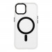 OBALME Misty Keeper MagSafe Case - хибриден удароустойчив кейс с MagSafe за iPhone 15 (черен-прозрачен) 2