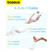 Baseus Magnetic Mini Wireless Charging Power Bank 10000 mAh 20W (P10022109223-00) (white) 9