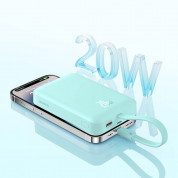Baseus Magnetic Mini Wireless Charging Power Bank 10000 mAh 20W (P10022109333-00) (blue) 6