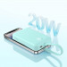 Baseus Magnetic Mini Wireless Charging Power Bank 10000 mAh 20W (P10022109333-00) - преносима външна батерия с вграден Ligtning кабел и безжично зареждане с MagSafe (светлосин)  7