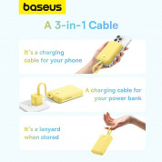 Baseus Magnetic Mini Wireless Charging Power Bank 10000 mAh 20W (P10022109Y23-00) (yellow) 9