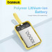 Baseus Magnetic Mini Wireless Charging Power Bank 10000 mAh 20W (P10022109Y23-00) - преносима външна батерия с вграден Ligtning кабел и безжично зареждане с MagSafe (жълт)  11