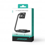 Joyroom 2-in-1 Inductive Wireless Charging Station 15W (black) 12