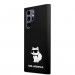 Karl Lagerfeld Liquid Silicone Choupette NFT Case - дизайнерски силиконов кейс за Samsung Galaxy S24 Ultra (черен) 2