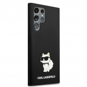 Karl Lagerfeld Liquid Silicone Choupette NFT Case for Samsung Galaxy S24 Ultra (black) 3