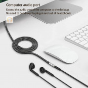 4smarts MatchCord Audio Extension Cable (100 cm) (black) 4