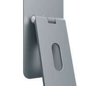 4smarts ErgoFix Magic Magnetic Aluminum Desktop Stand - магнитна алуминиева поставка за iPad Pro и iPad Air (тъмносив) 5