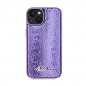 Guess Sequin Script Logo Case for iPhone 13 (purple) 2