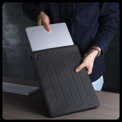 Nillkin Bumper Frosted Laptop Sleeve - качествен удароустойчив калъф за MacBook Air 15 M2 (2023), MacBook Pro Touch Bar 15 и лаптопи до 15.4 инча (черен) 8