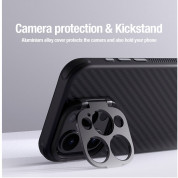 Nillkin CarboProp Aramid MagSafe Case - хибриден удароустойчив кевларен кейс с MagSafe за iPhone 15 Pro Max (черен) 3