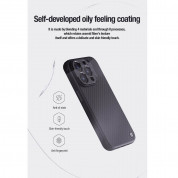 Nillkin CarboProp Aramid MagSafe Case - хибриден удароустойчив кевларен кейс с MagSafe за iPhone 15 Pro Max (черен) 7