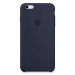 Apple Silicone Case - оригинален силиконов кейс за iPhone 6S Plus, iPhone 6 Plus (тъмносин) 1