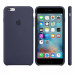 Apple Silicone Case - оригинален силиконов кейс за iPhone 6S Plus, iPhone 6 Plus (тъмносин) 4